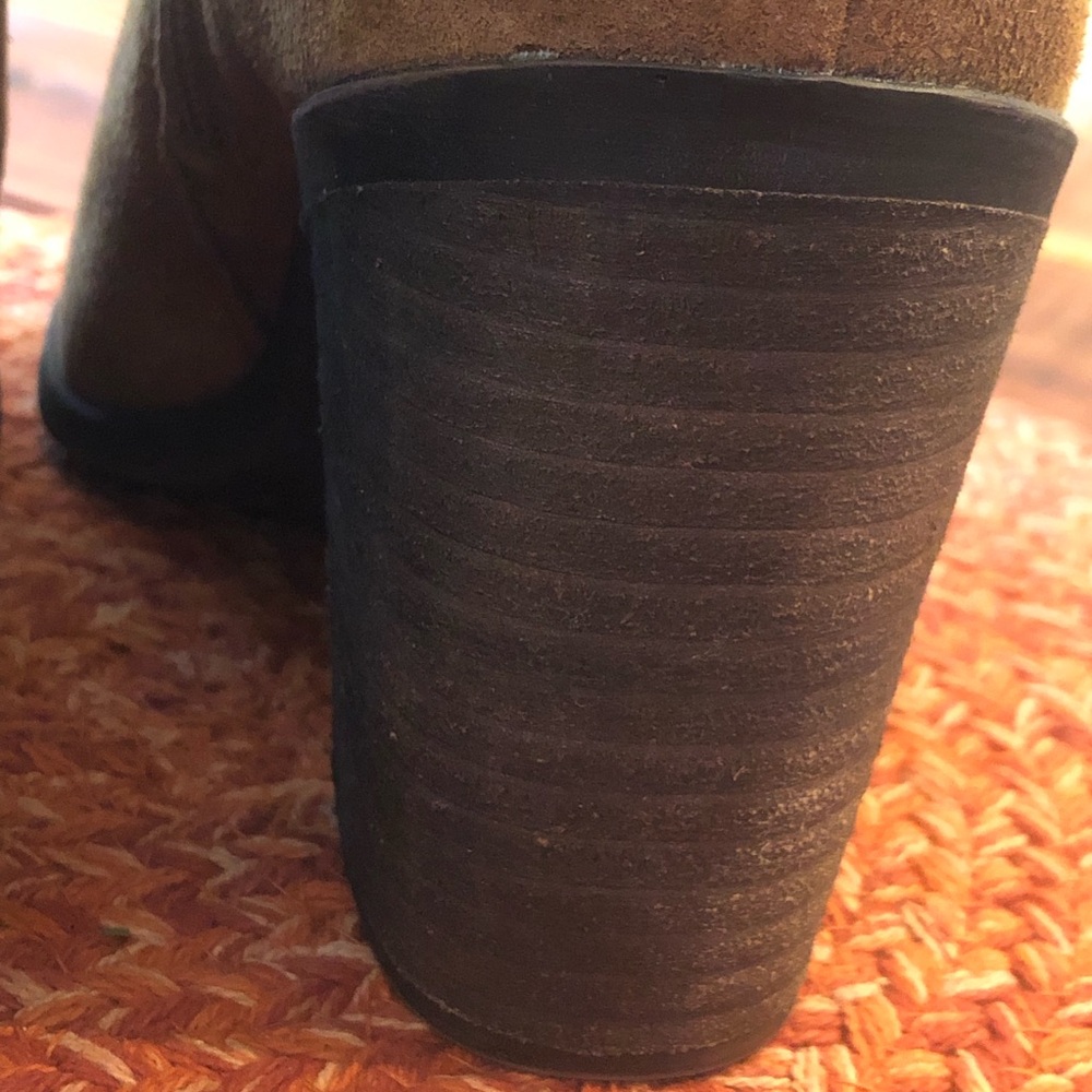 Lucky Brand Tan Suede Ankle Boots - Picture 6 of 11